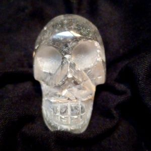 GEMSTONE HEALING STONE QUARTZ SKULL 💀